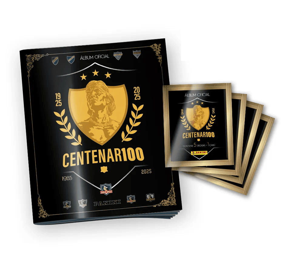 Colo-Colo Centenario 2025 - Álbum + 5 Sobres