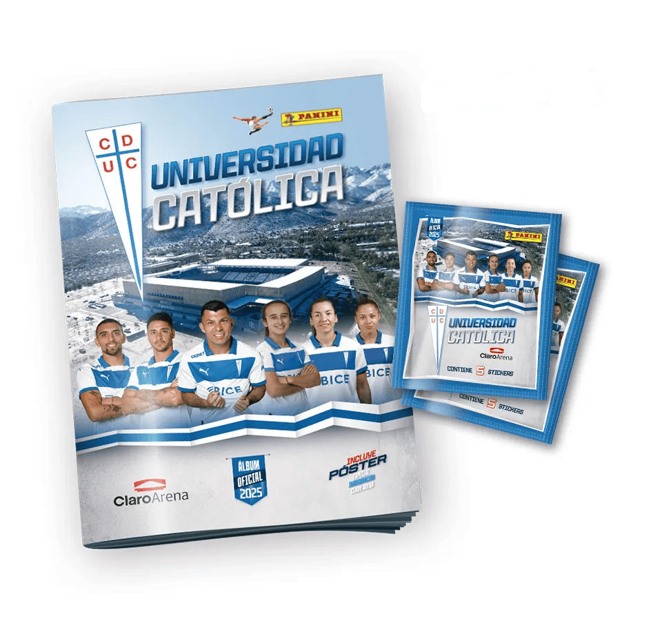 Universidad Católica 2025 - Álbum + 5 Sobres